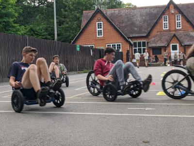 Go Karting at Holy Trinity